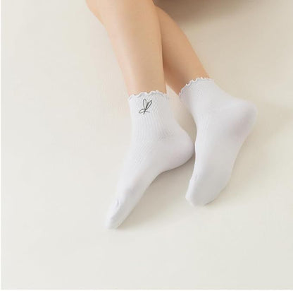 Ruffle Ankle Socks- RAPHAELLA